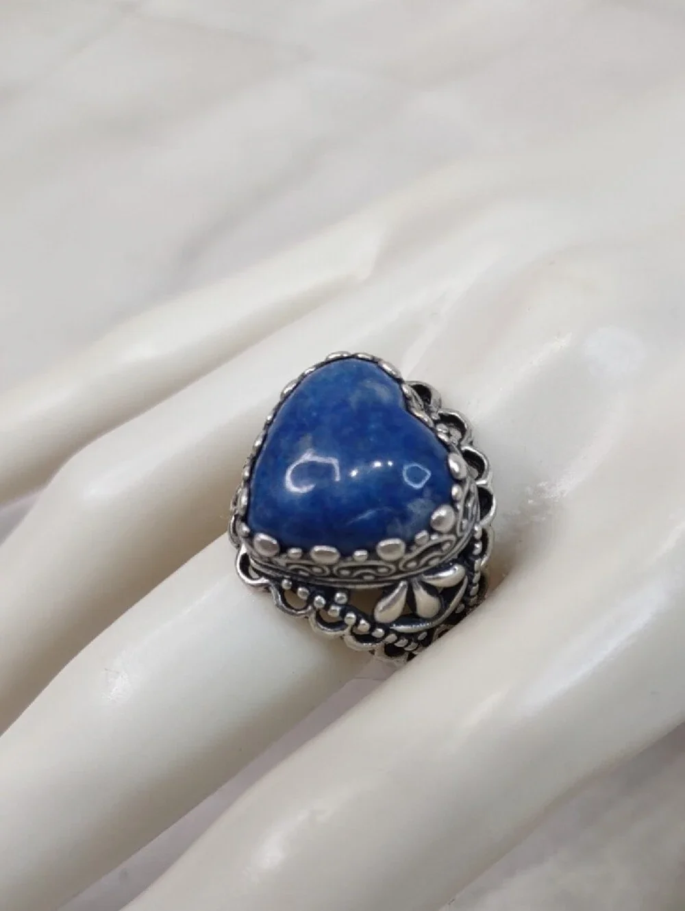 Sincerely Southwest By Carolyn Pollack Lapis/Sterling Silver Ring